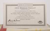 MATCHBOX COLLECTIBLES: Three Matchbox Collectible 1:43 scale models in original boxes,&nbsp;includes a 1910 Renault Motor Bus (YET06-M), a 1922 AEC Omnibus (YET05-m) and a 1931 Diddler Trolley - 3