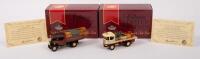 MATCHBOX COLLECTIBLES: Two Matchbox Collectibles limited edition 1:43 scale models, includes a F.C Conybeare Gardeners Truck (YY018E) and a F. Parkers & Co. Timber Importers Truck (YY027)