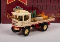 MATCHBOX COLLECTIBLES: Two Matchbox Collectibles limited edition 1:43 scale models, includes a F.C Conybeare Gardeners Truck (YY018E) and a F. Parkers & Co. Timber Importers Truck (YY027) - 2