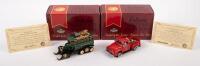 MATCHBOX COLLECTIBLES: Two Matchbox Collectibles limited edition 1:43 scale models, includes a 1955 Ford F-100 Country Fire Marshall Pick-Up (YRS06) and a Snow Mountain Inn Ski Lodge & Resort Van (YY035)