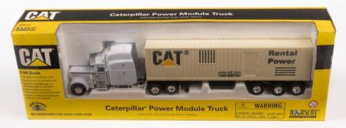 CAT: A 1:64 scale Norscot Models CAT Caterpiller Power Module Truck, model No. 55077