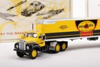 DINKY MATCHBOX: A Dinky Matchbox&nbsp;models including The Pennzoil 1959 Mack B-61 Tractor Trailer - 2