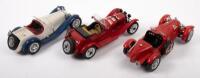 ALFA ROMEO: Three 1:18 scale Bburago/Polistil models including a TG4 Alfa Romeo 1750, 2300 Monza and a Alfa Romeo 2300 Spider 1932 - 2
