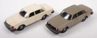VOLVO: Two approximate 1:18&nbsp;scale unbranded plastic models including a Volvo 244 DL and a 264 GL.