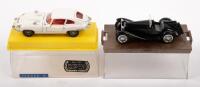 JAGUAR E, ALFA ROMEO: Two&nbsp;1:43&nbsp;scale Brumm/Dinky Toy&nbsp;models including a Jaguar E and a 1931 Alfa Romeo