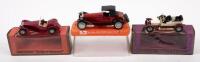 MODELS OF YESTERYEAR: Three 1:43 scale Models Of Yesteryear/Guitoy&nbsp;models including a 1934 Rilley MPH, 1906 Roll-Royce Silver Ghost and a 1930 Alfa Romeo 1750 6c