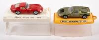 MERCEDES C111, FERRARI 250 GTO: Two 1:43 scale Solido/Pilen models including a M321 Mercedes and a 1963 Ferrari 250 GTO