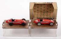 BRUMM: Two&nbsp;1:43&nbsp;scale Brumm&nbsp;models including a 1951 Alfa Romeo GP 159 and a 1950 Alfa Romeo GP 158
