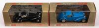 BUGATTI: Two&nbsp;1:43&nbsp;scale Brumm&nbsp;models including two&nbsp;1934-1936 Bugatti 57s Coupe,&nbsp;model No. R87, R88