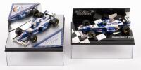 WILLIAMS RENAULT: Two&nbsp;1:43&nbsp;scale Minichamps/ONYX&nbsp;models including a Williams Renault FW 18 D. Hill and a Williams Renault 1997 Heinz-Harald Frentzen