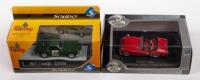 TRIUMPH: Two&nbsp;1:43&nbsp;scale Solido/Eagle Race&nbsp;models including a 1921 Triumph Spitfire and a Triumph TR3A Fire Rapid Response Vehicle From Rochester N.Y