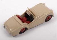 TRIUMPH TR2: A&nbsp;Dinky Toys&nbsp;Triumph TR2 model, made in England by Meccano Ltd, this model has been repainted and the chassis removed and replaced, non genuine rivets&nbsp;[UPDATED DESCRIPTION] - 2
