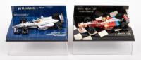 WILLIAMS F1 TEAM: Two&nbsp;Minichamps&nbsp;models including a Williams Promotional Showcar 2000 Ralf Shumacher and a Williams Supertec FW21 R. Shumacher 1999