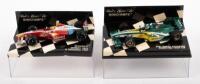 WILLIAMS F1: Two 1:43 scale Formula 1&nbsp;models, including a Williams Supertec FW21 R&nbsp;Schumacher 1999 (missing black plastic bottom of case)&nbsp;and a 2001 Qantas Australian grand prix&nbsp;event car