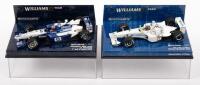 WILLIAMS F1 TEAM: Two 1:43 scale Williams Formula 1&nbsp;models, including a&nbsp;Williams&nbsp;FW21 test car Michelin 2000 and a Williams&nbsp;BMW FW24&nbsp;Montoya&nbsp;2002