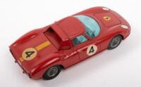 FERRARI BERLINETTA: A Ferrari berlinetta 250 Le Mans, race car number 4, manufactured by Corgi toys, made in Great Britain&nbsp; - 2