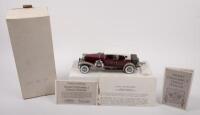 DUESENBERG: A 1:24&nbsp;scale Franklin Mint Precision Model, 1930 Duesenberg&nbsp;J Derham Tourster, in box