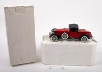 STUTZ: A 1:24&nbsp;scale Franklin Mint Precision Model, 1928 Stutz Black Hawk Boattail Speedster,&nbsp;in box
