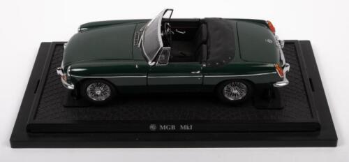 MGB MkI: A 1:18 scale MGB MKI model, made by Kyosho, finished in British racing green