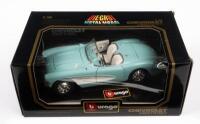 CHEVROLET CORVETTE: A 1:18&nbsp;scale&nbsp;1957 Chevrolet Corvette model, made by Bburago