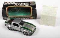 MAZDA RX7:&nbsp;A rare 1:30 scale&nbsp;Mazda Savanna RX-7&nbsp;model, finished in silver paintwork with green stripes
