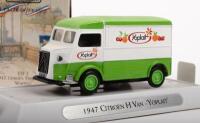 CITROEN: Three&nbsp;1:43&nbsp;scale Matchbox Models Of Yesteryear vehicles&nbsp;including three 1947 YTF 2/3/4 Citro&euml;n Type H Van Martell/ Yoplait/ Marcillat - 2