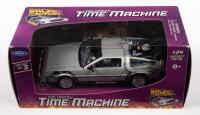 DELOREAN:&nbsp;A 1:24&nbsp;scale&nbsp;Delorean&nbsp;time machine model, finished in the back to the future time machine guise