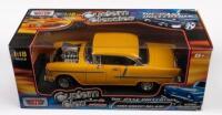 CHEVROLET BEL AIR:&nbsp;A 1:18&nbsp;scale&nbsp;1955&nbsp;Chevy Bel Air model, finished in yellow paintwork