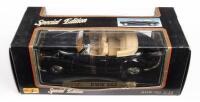 BMW: A 1:18 scale 1955 BMW 502 convertible, black colour, by Maisto Models, in box