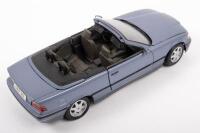 BMW: A 1:18 scale 1993 BMW 325i Cabriolet model, blue colour, by Maisto models, no box - 2