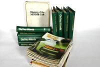 ON FOUR WHEELS: An incomplete collection of On Four Wheels magazine, most in binders, plus various other titles [Location: Sydney]