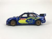 SUBARU: Three 1:18 scale Subaru Impreza rally cars produced by AutoArt (NB description) - 4