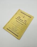 VICTORIAN TOURIST TROPHY 1950 RACE PROGRAMME [Location: Sydney]
