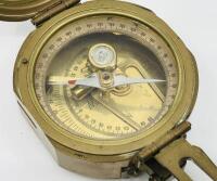 COMPASS: A Brass Surveyor's Compass made by Stanley of London [Location: Sydney]