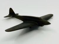 FAIREY BATTLE MODEL: 'Battle' Fighter Model 22cm wingspan, solid bronze [Location: Sydney]