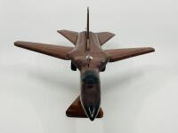 GENERAL&nbsp;DYNAMICS F-111 MODEL: 'Aardvark' Bomber Model 43cm long, solid wood [Location: Sydney] - 2