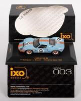 FORD GT40: A&nbsp;1:43&nbsp;scale IXO&nbsp;model&nbsp;Ford GT40 #9&nbsp;Le Mans winner 1968 Driven by P. Rodriguez, L. Bianchi, model No. LMC025
