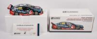 HOLDEN VF COMMODORE: A&nbsp;1:18&nbsp;scale Holden VF Commodore model, #888 Craig Lowndes record breaker 251 rounds race Vortex livery