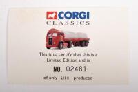 CORGI: A limited edition&nbsp;(2481/5100) 1:50 scale Corgi&nbsp;model&nbsp;including a Suttons Of St Helens Atkinson Tractor Unit with Flat Trailer - 2