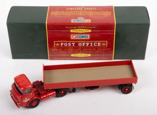 CORGI: A limited edition 1:50 scale Corgi model including a 'Albion Clydesdale Dropside Trailer' Post Office Supplies Dept