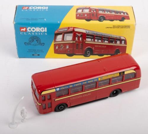 CORGI: A limited edition (3525/5000) 1:50 scale Corgi model including a Western Welsh Leyland Olympian Bus