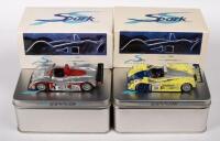 REYNARD&nbsp;2KQ: Two 1:43 scale&nbsp;Spark models including a Reynard 2KQ ROC #34 Le Mans 2000 and a Reynard 2KQ #24 Le Mans 2000