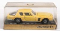 DINKY TOYS: A Dinky Toys No.188 Jensen FF in yellow, opening doors and hood