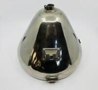 C.A.V. HEADLAMPS: A pair of rare Model E headlamps, nickel finish with bevelled glass lenses, overall diameter 27.5cm, lens diameter 22.5cm. [Location: Sydney] - 7