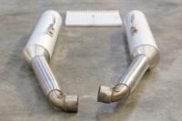 DUCATI ST4 MUFFLER: A set of Ducati ST4 mufflers, with '573.1.045.1A ARROW 28' inscribed on the side&nbsp;[Location: Melbourne] - 4