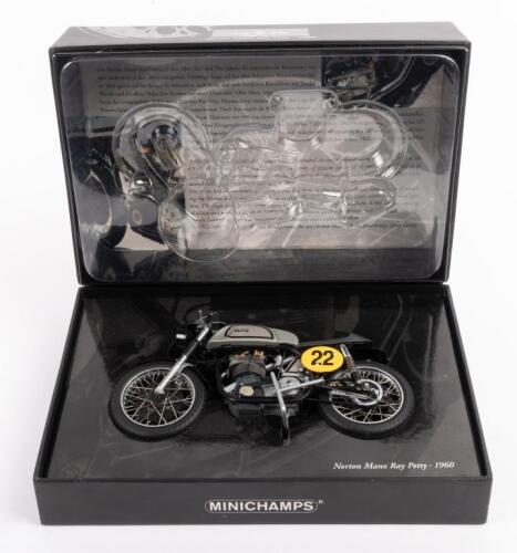 NORTON: A 1:12 scale Minichamps model including a 1960 Norton Manx Ray Petty [Location: Melbourne]