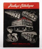 FINLAY BROS CATALOGUE: An extremely rare parts catalogue, from the ever popular Finlay Bros, situated in Elizabeth st Melbourne, c1950 [Location: Melbourne] - 2