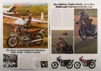 HONDA 250 300 CB360: 3&nbsp;Honda sales brochures, Honda Dream 250/300, stamped locally from Mayfair Motors, Elizabeth st Melbourne, printed in Japan, Honda Cb360/250 super sports, printed in Japan, Honda CB500T super sports, distributed by Bennett Honda, prin - 2