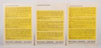 MV AGUSTA: A collection of 5 pieces of MV Agusta&nbsp;paperwork, a full 4 page fold out of the 750cc sport, a double sided 350 bicilindrica GT/Scrambler, plus 3 smaller double sided 150cc, 350cc, 750cc sport brochures, all in very good condition, printed in It - 2