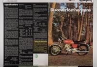 NORTON: A Norton 750 Commando sales brochure, featuring the Hi rider, Interstate & roadster, a nice Norton Villiers ltd brochure, printed in England&nbsp;[Location: Melbourne] - 2
